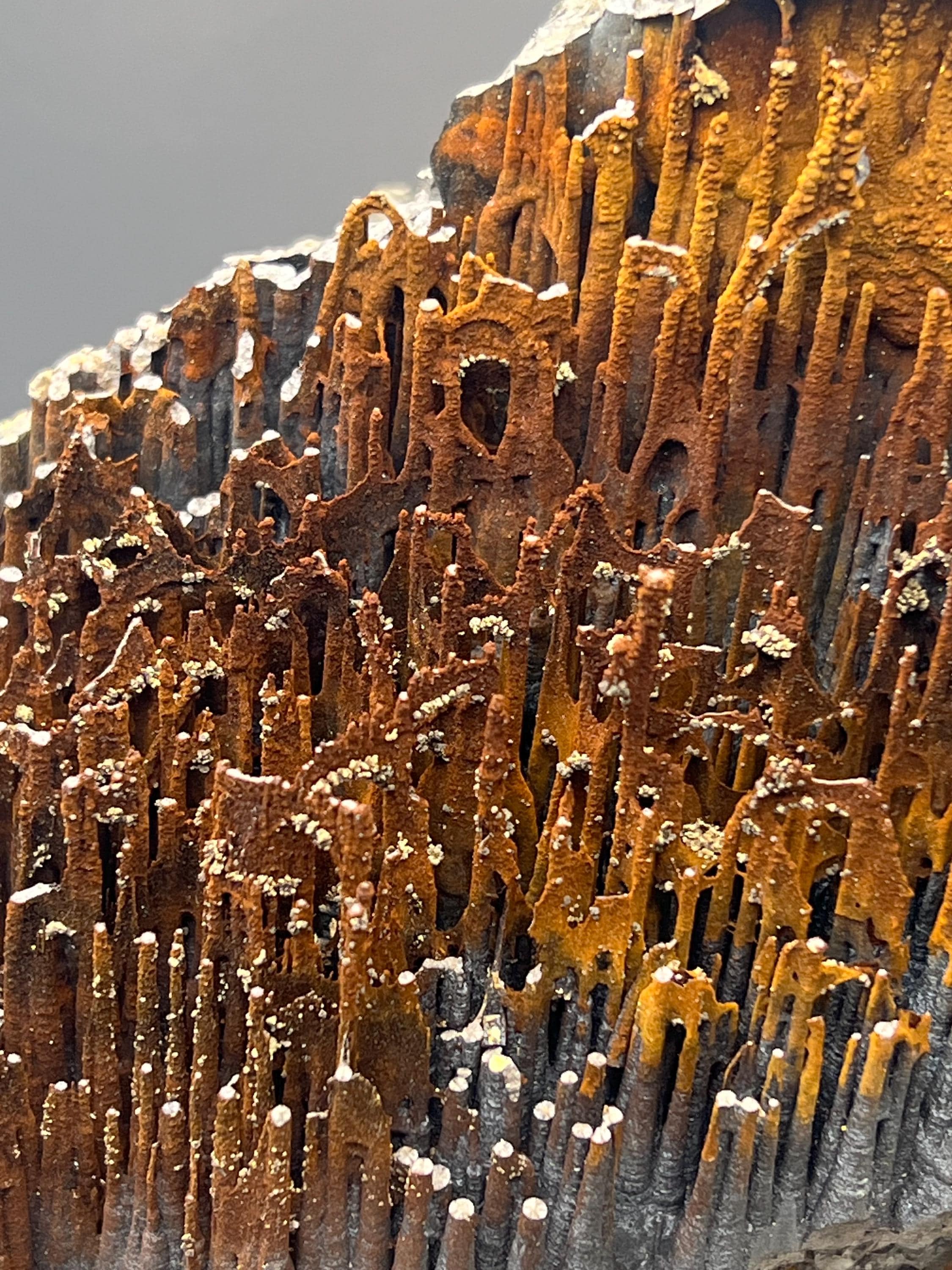 Museum Grade, Limonite With Velvet Function Stalactite Goethite, For Special Collection - Crystal Gemstone AE 