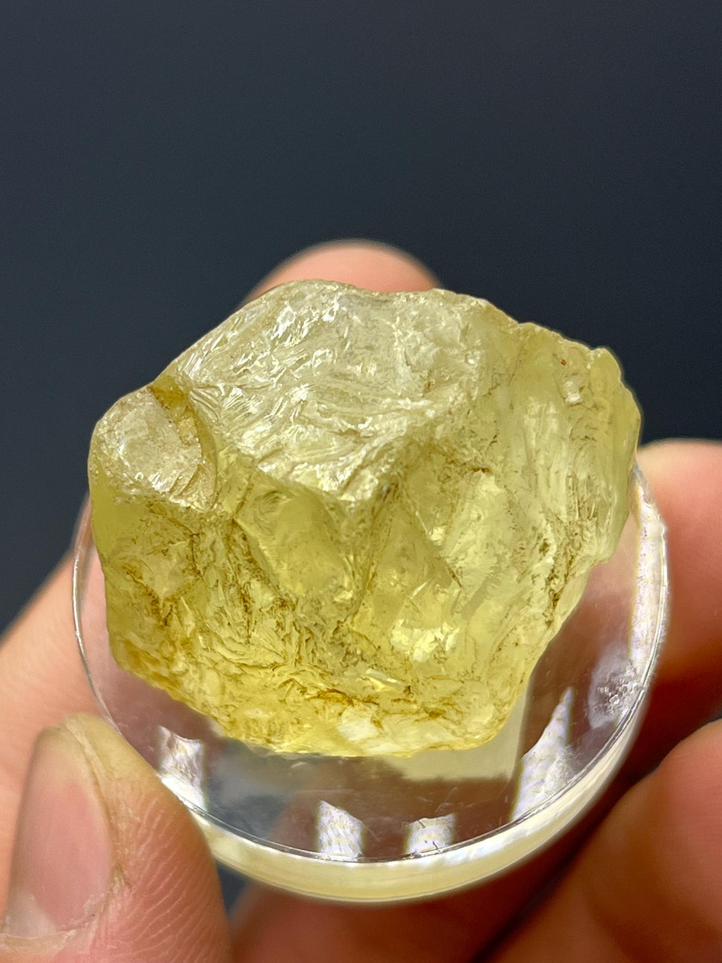 Yellow Topaz Specimen - Crystal Gemstone AE 