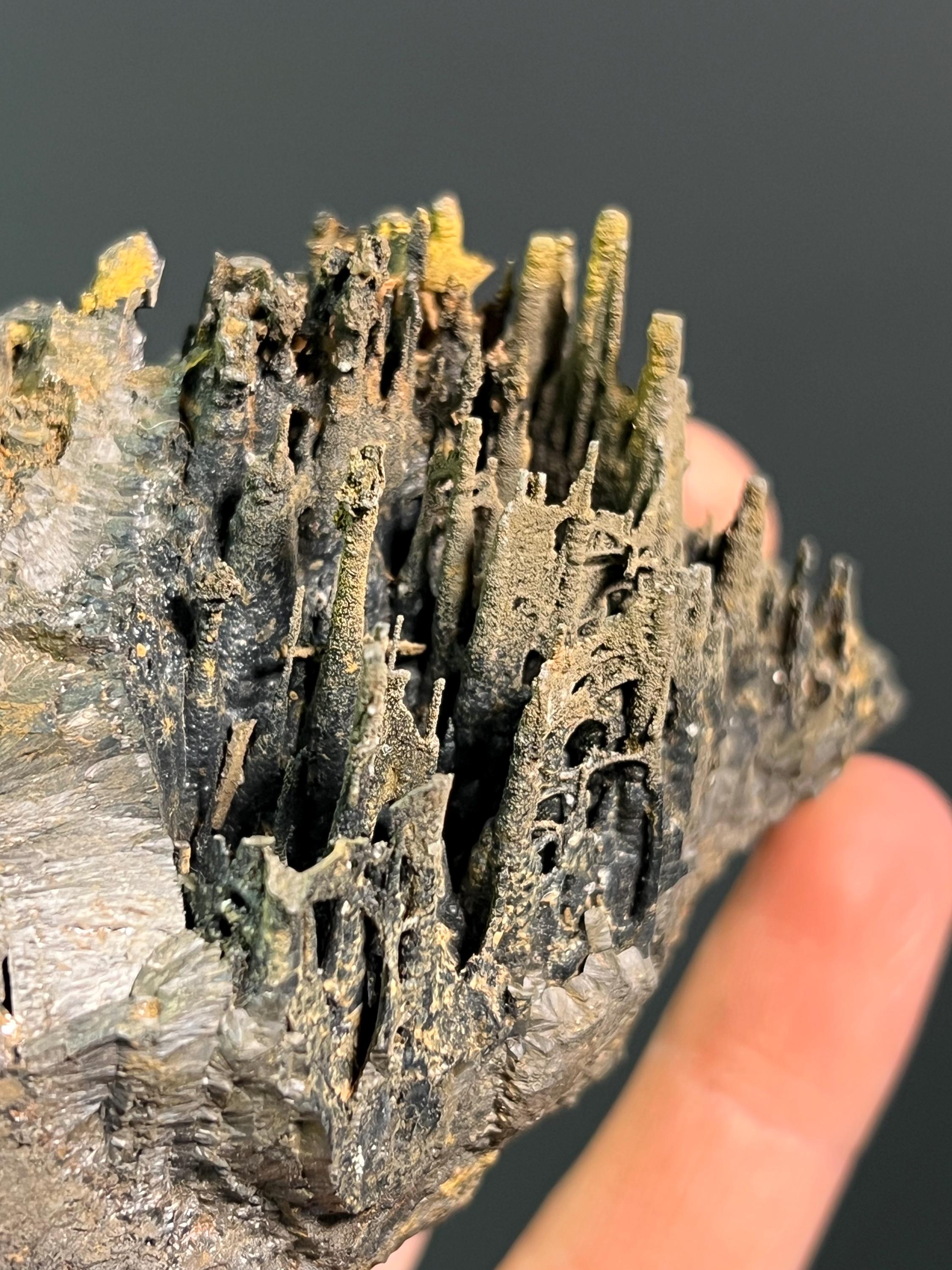 Museum Grade Stalactite Bridges Goethite - Crystal Gemstone AE 