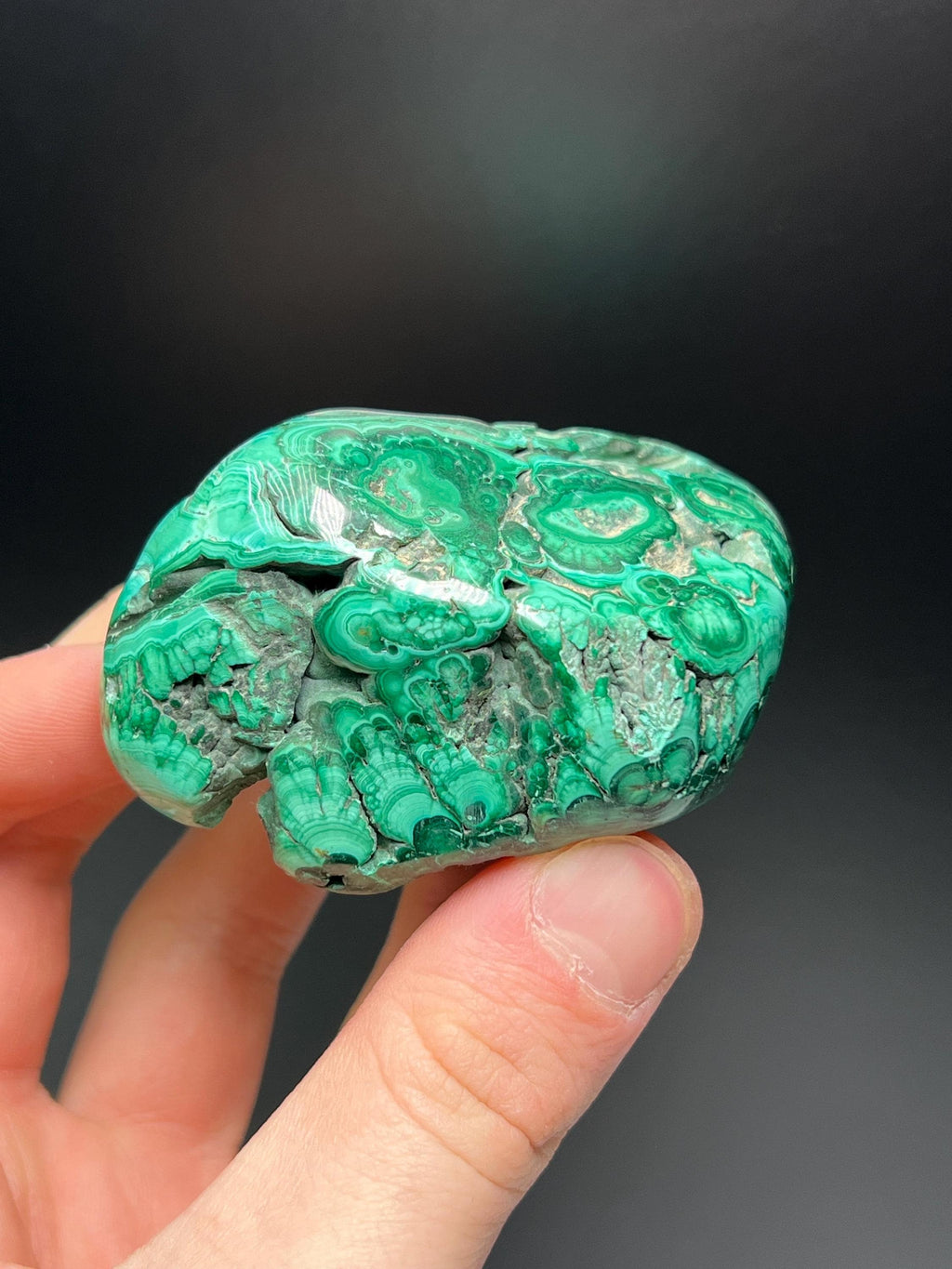 Polished Malachite Specimen - Crystal Gemstone AE 
