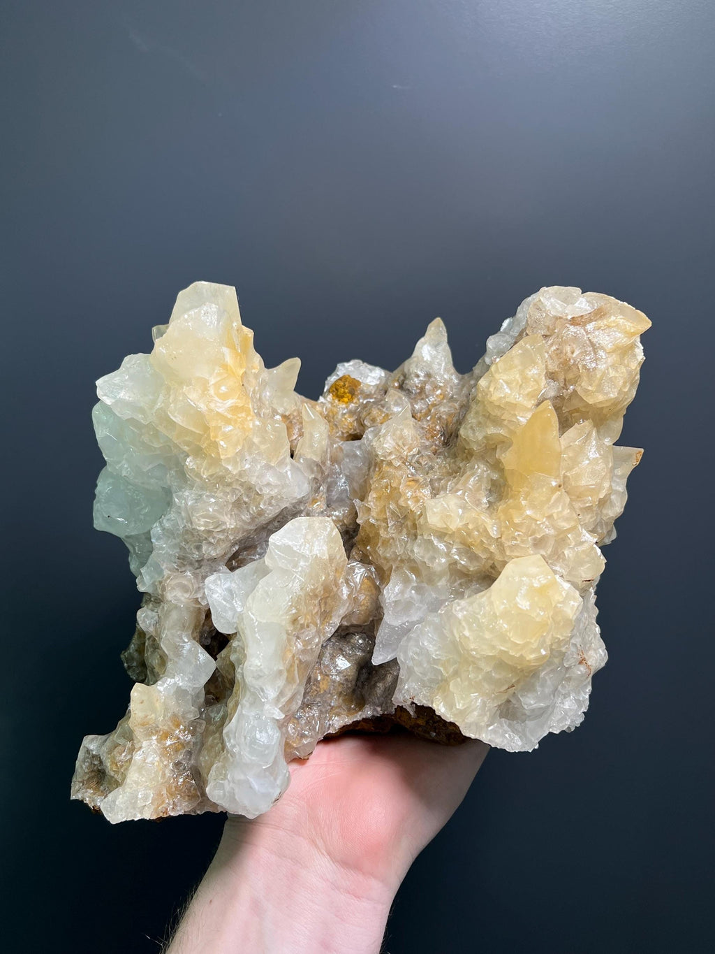 Special, Large Size Crystal Calcite Specimen, 4,5Kg - Crystal Gemstone AE 