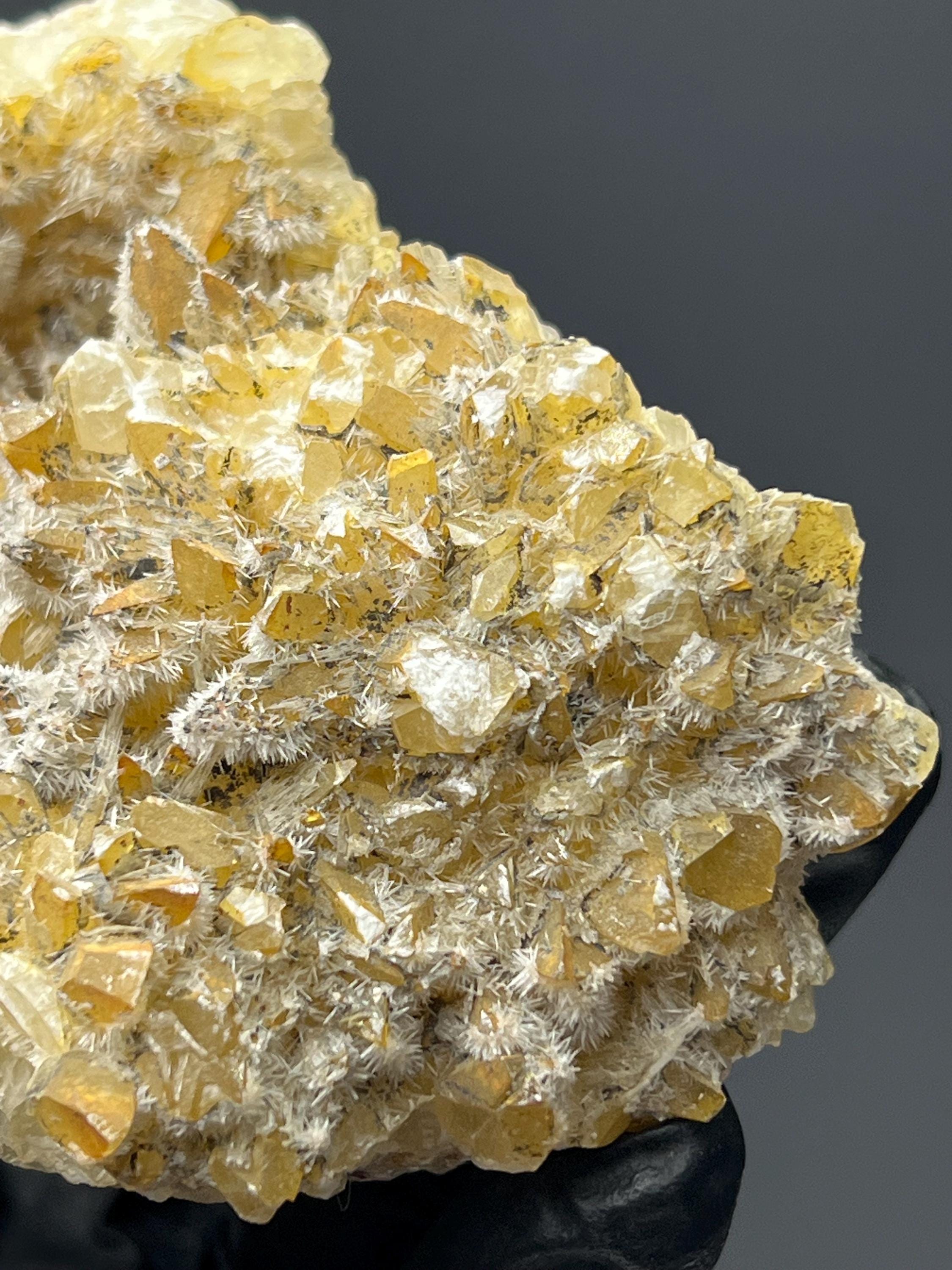 Feather Crystal Calcite Specimen - Crystal Gemstone AE 