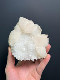 Lilac Calcite with Crystal Quartz Specimen, 884gram, Turkey Origin - Crystal Gemstone AE 