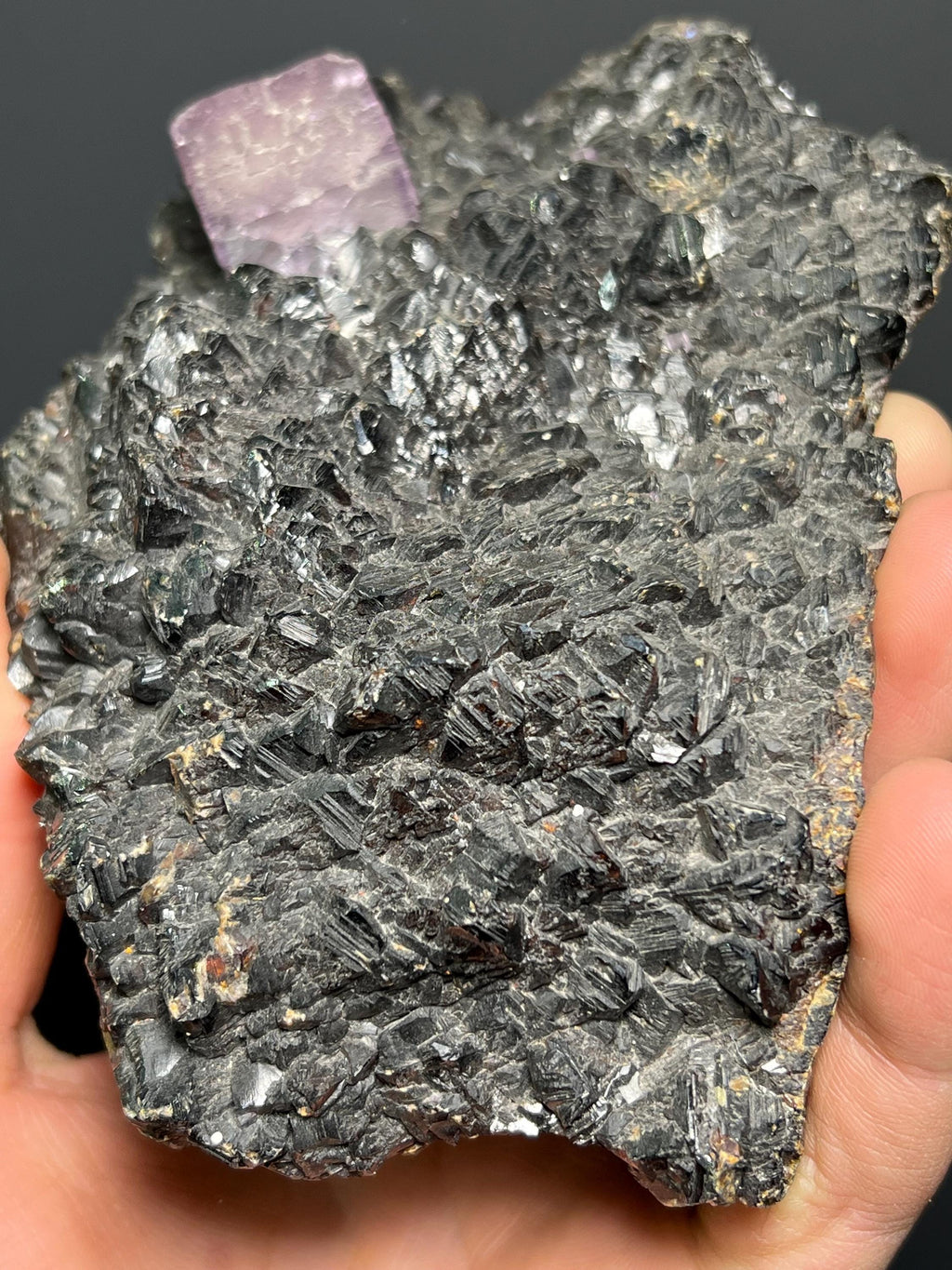 Sphalerite With Cubic Fluorite - USA - Crystal Gemstone AE 