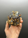 Very Special Formation Limonite And Calcite On Colourful Goethite - Crystal Gemstone AE 