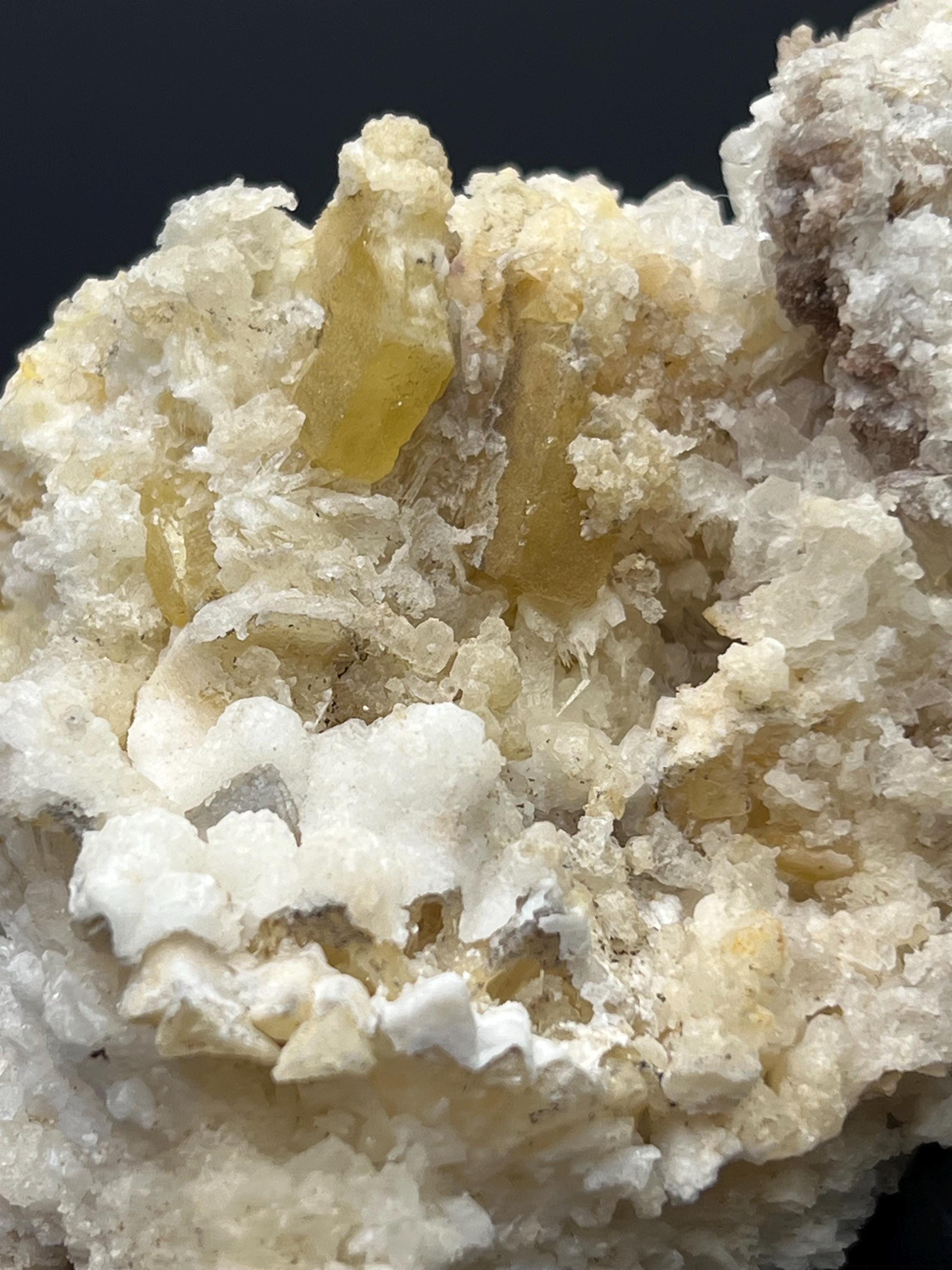 Barite With Calcite - Crystal Gemstone AE 