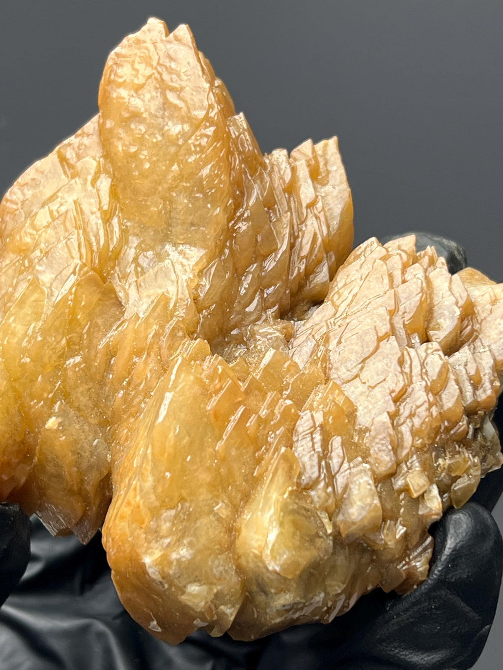 Very Special! Cathedral Formation Orange Crystal Calcite - Crystal Gemstone AE 