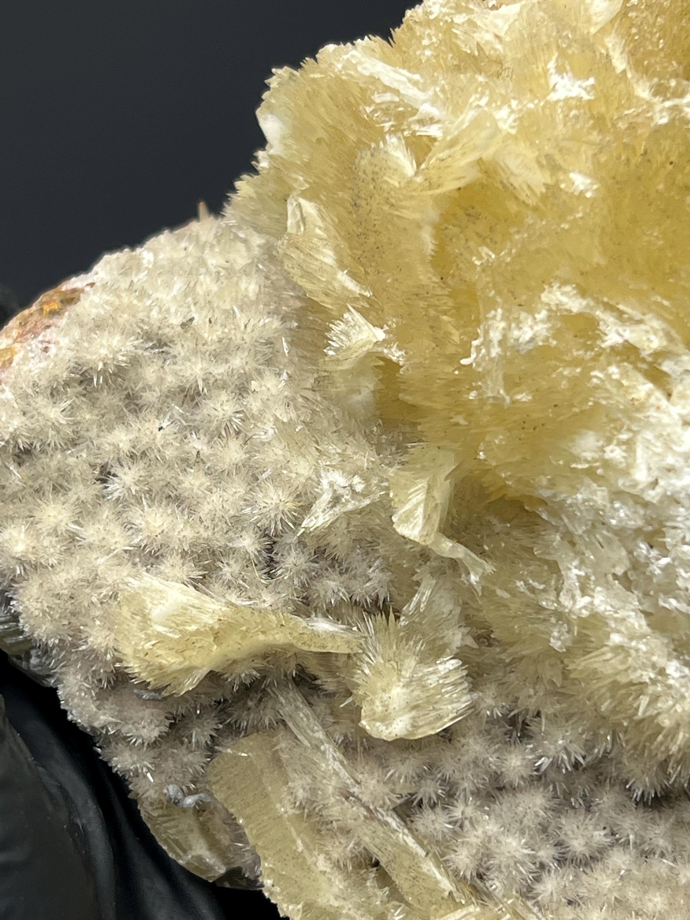 Feather Crystal Calcite Specimen - Crystal Gemstone AE 