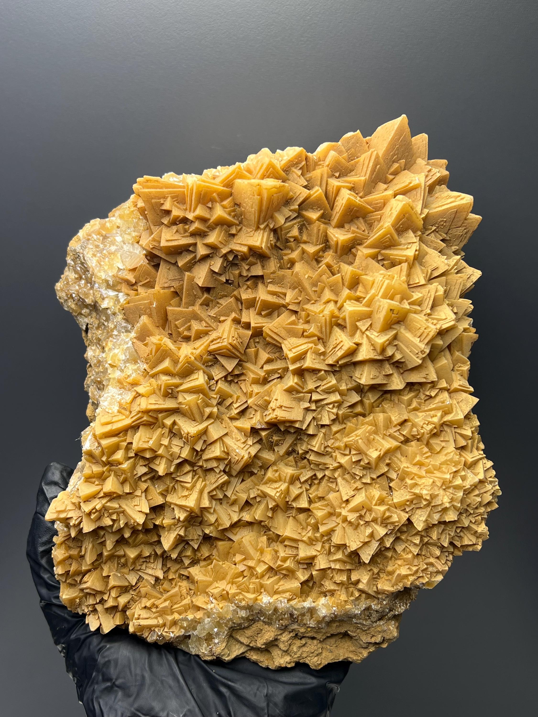 Very Special! Large Size Orange Crystal Calcite - Crystal Gemstone AE 