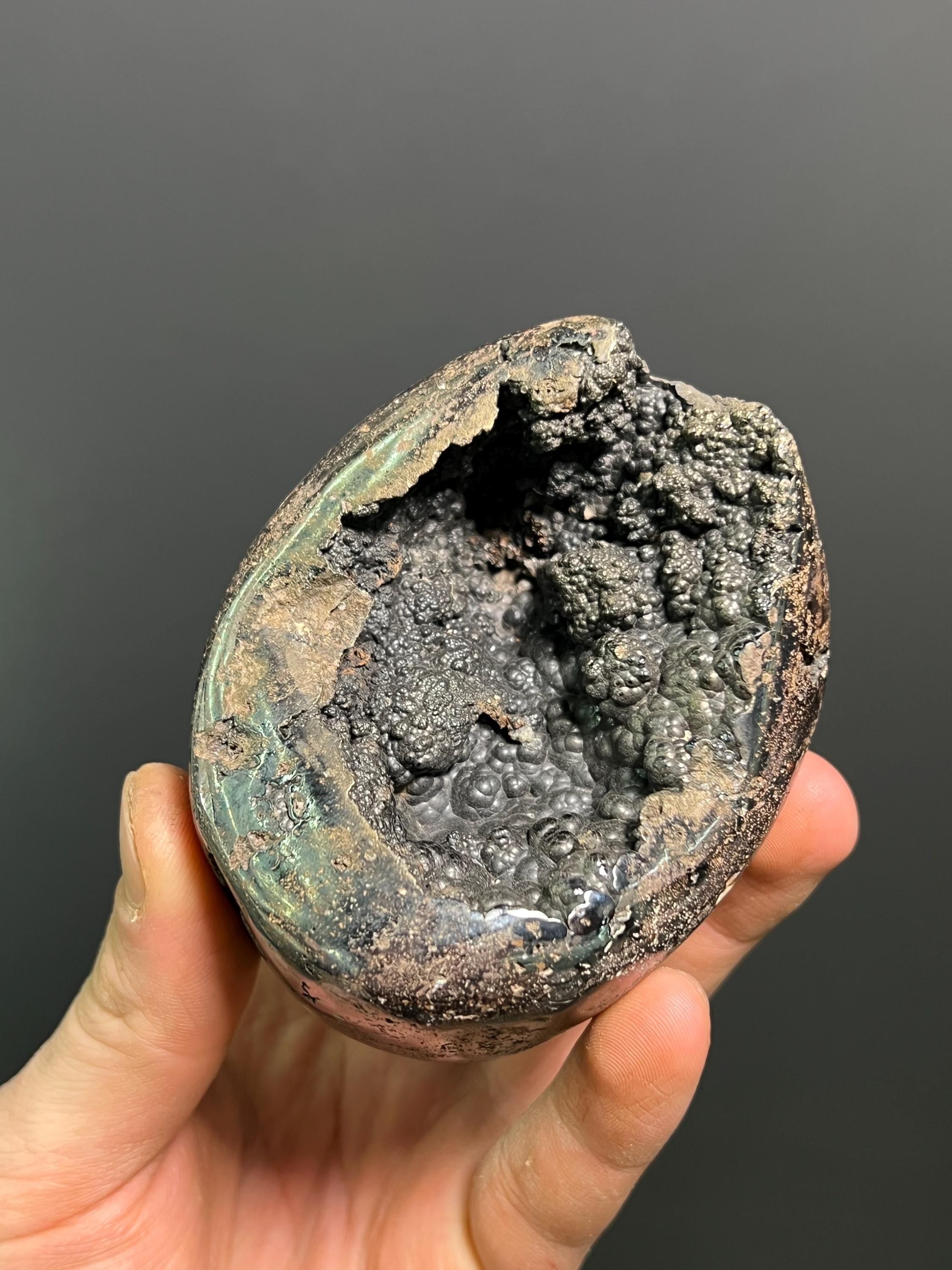 Polished Natural Goethite Specimen, 380gram - Crystal Gemstone AE 