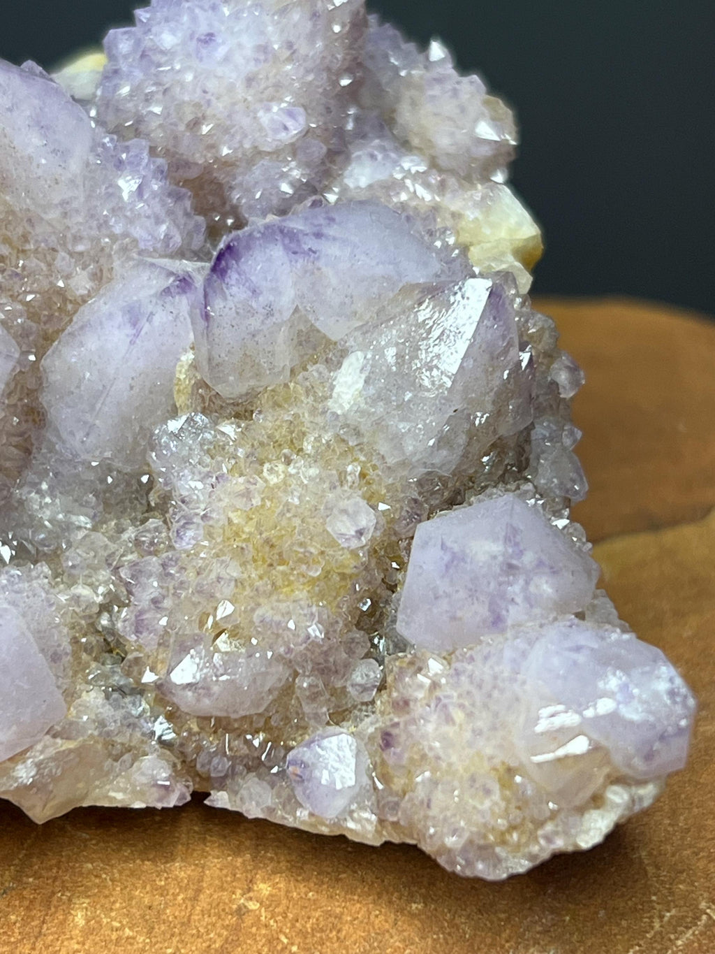 Cactus Amethyst Spirit Quartz, South African Mineral Specimen - Crystal Gemstone AE 