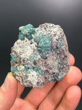 Grandidierite Specimen from Madagascar, Blue-Green Rare Mineral - Crystal Gemstone AE 