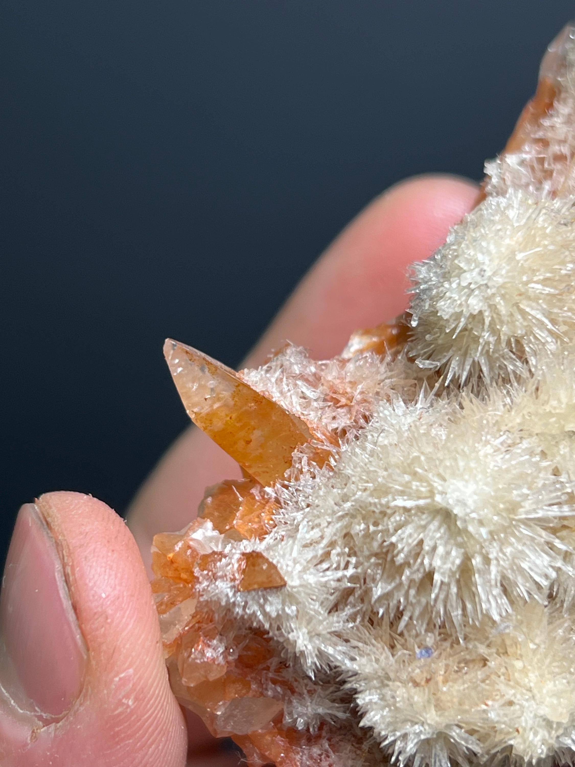 Feather Calcite Specimen, 170gram - Crystal Gemstone AE 