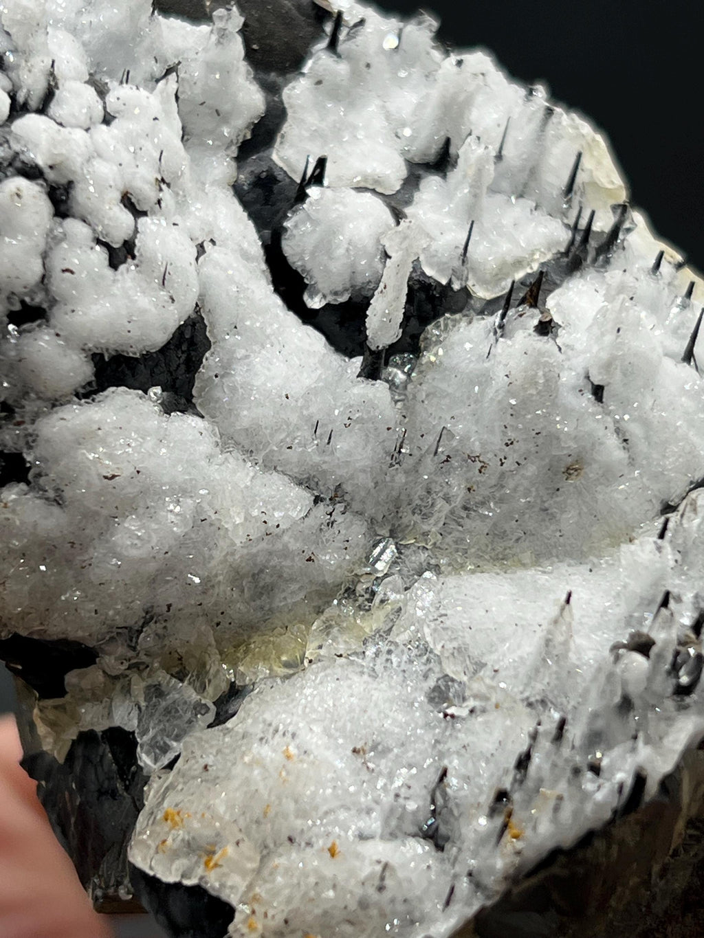 Museum Grade Crystal Calcite On Stalactite Hematite - Crystal Gemstone AE 