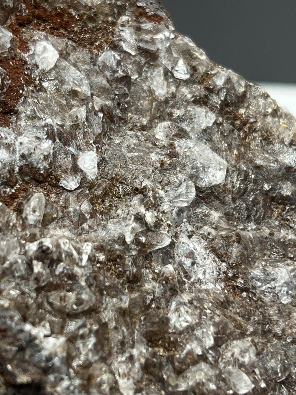 Very Special, 2 Sided Crystal Calcite On Hematite, Special Collection - Crystal Gemstone AE 