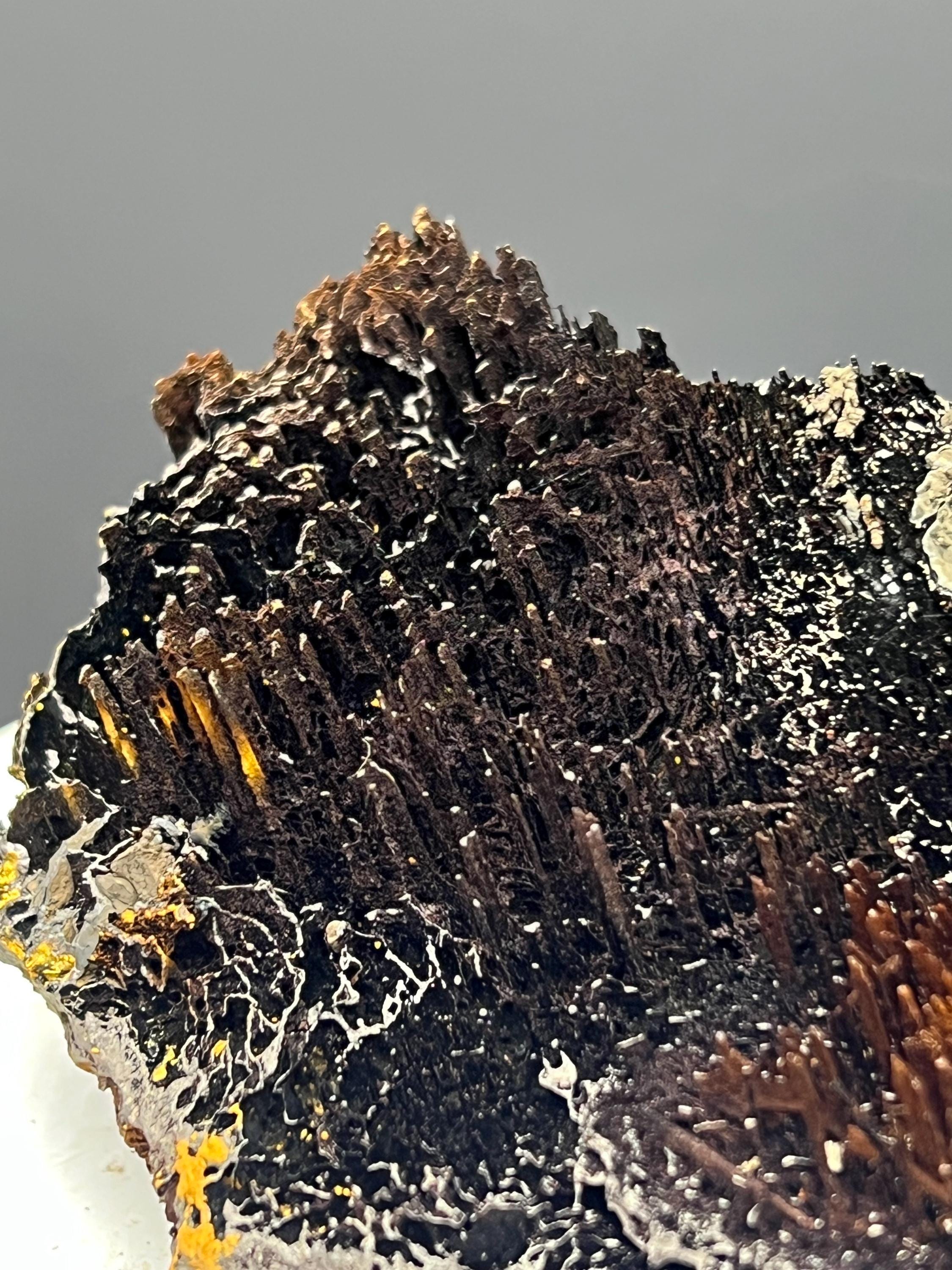 Showy, Limonite With Stalactite Goethite Specimen - Crystal Gemstone AE 
