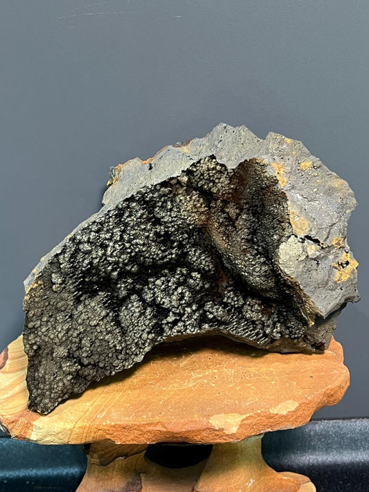 Small Stalactites Botryoidal Golden Color Goethite - Crystal Gemstone AE 