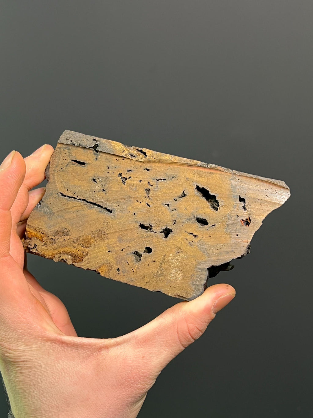Very Special Crystal Barite With Goethite Small Stalactites - Crystal Gemstone AE 