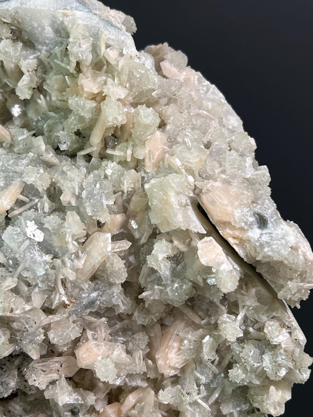 Apophyllite With Stilbite - Crystal Gemstone AE 