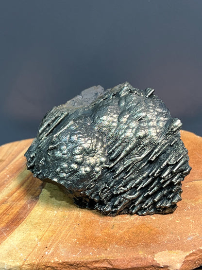 Museum Grade Showy Golden Color Stalactite Goethite, For Special Collection - Crystal Gemstone AE 