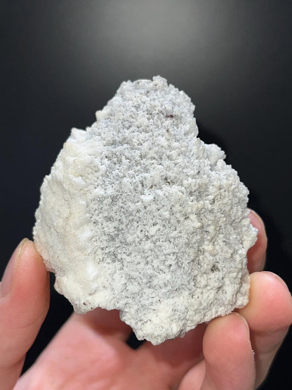 Snow Crystal Calcite On Druzy Crystal Quartz - Crystal Gemstone AE 
