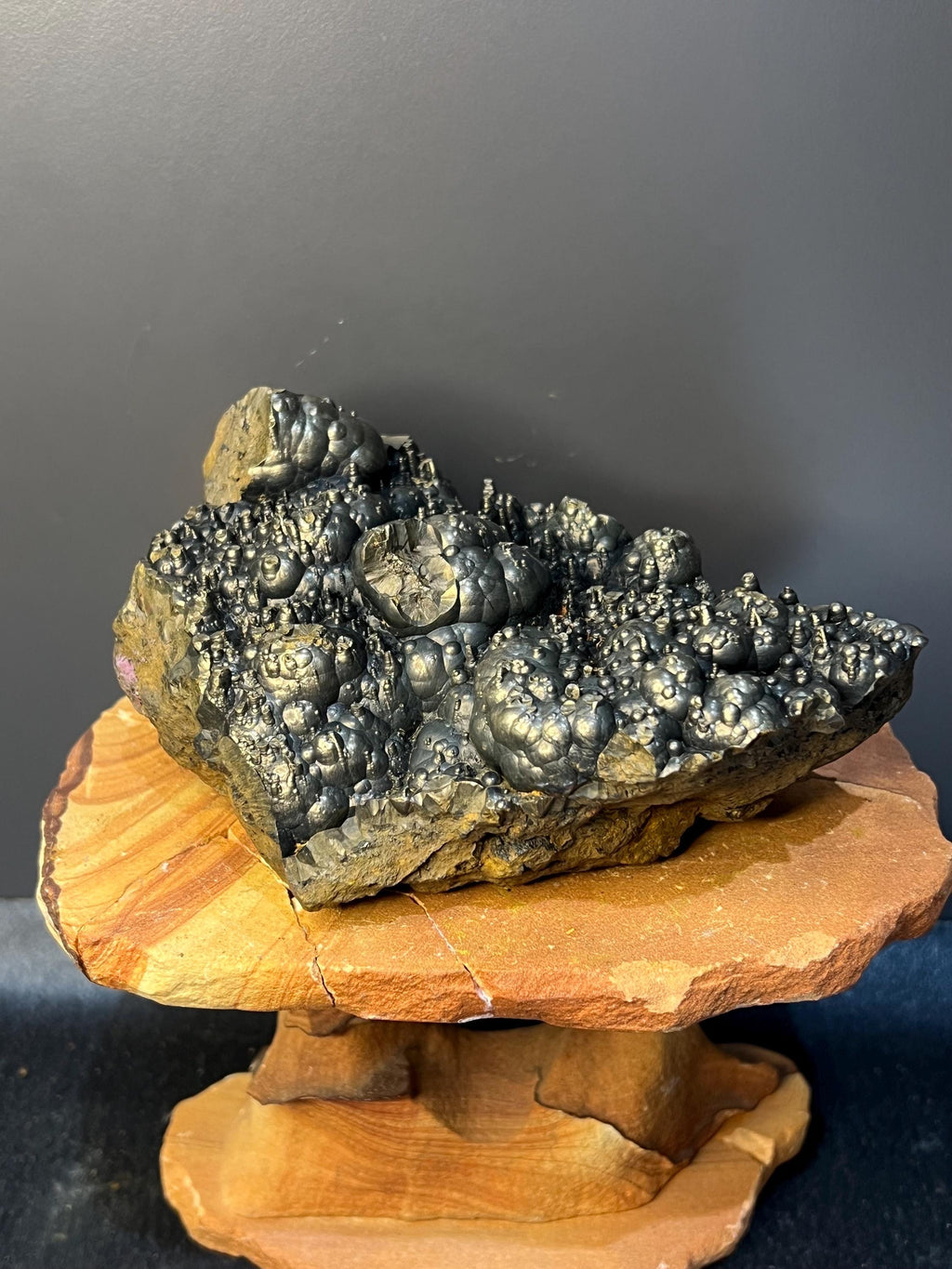 Golden Goethite Specimen, Stalactite Botryoidal Formation, Kayseri Turkey - Crystal Gemstone AE 