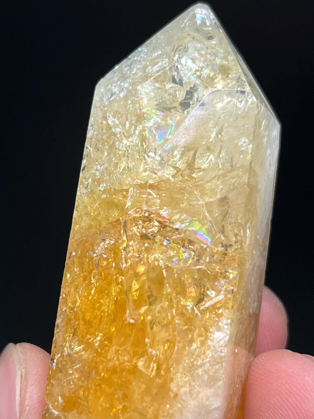Citrine Crystal Tower - Crystal Gemstone AE 