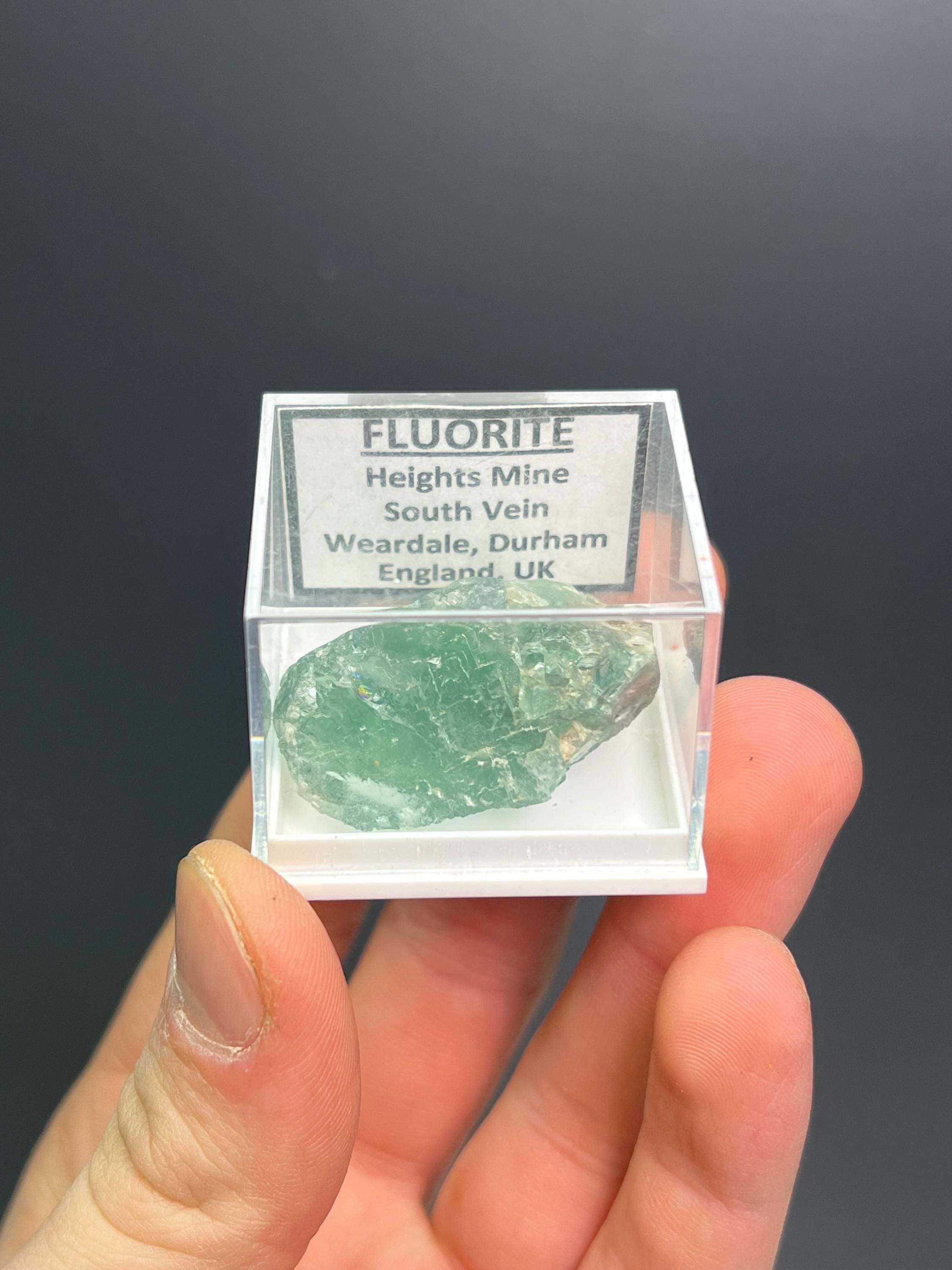 Green Fluorite Specimen - Crystal Gemstone AE 