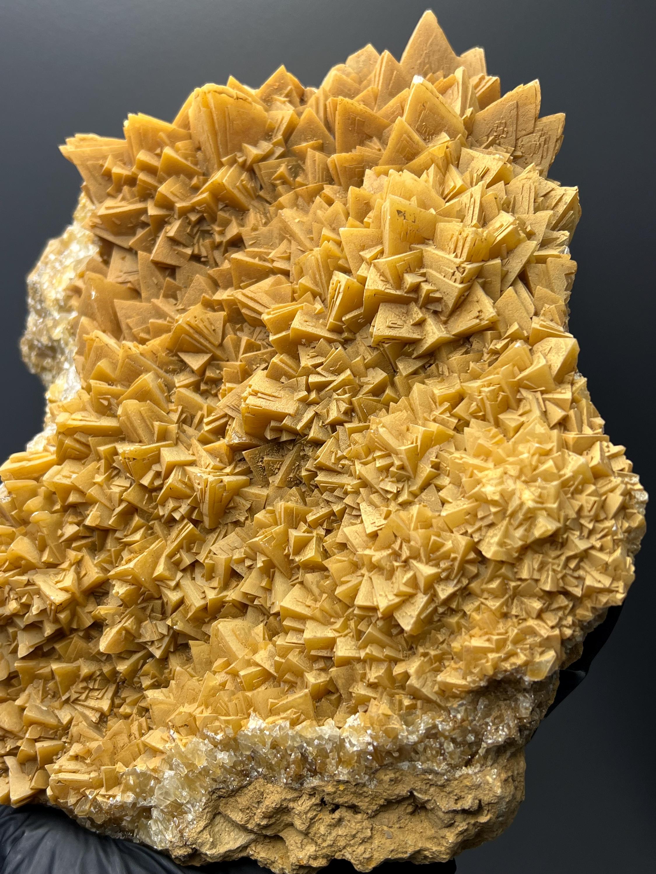 Very Special! Large Size Orange Crystal Calcite - Crystal Gemstone AE 