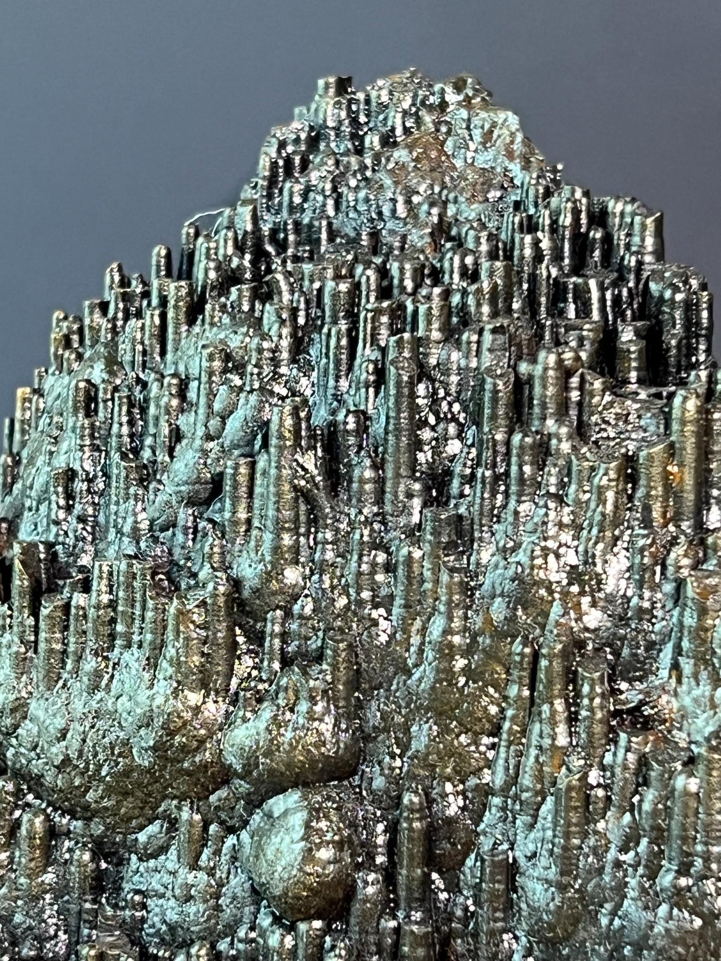 "Museum Grade" Golden Color Stalactite Goethite - Crystal Gemstone AE 