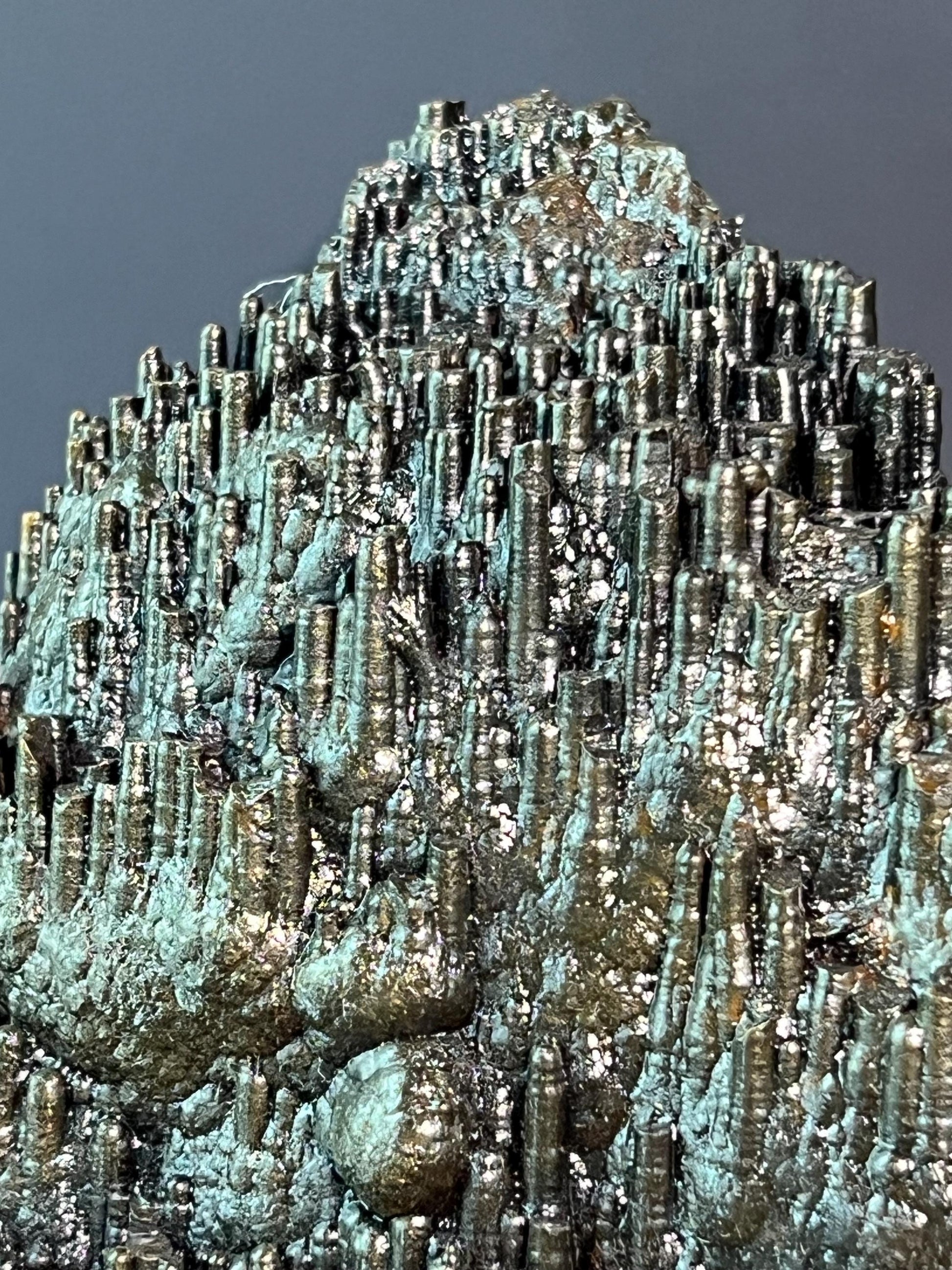 "Museum Grade" Golden Color Stalactite Goethite - Crystal Gemstone AE 