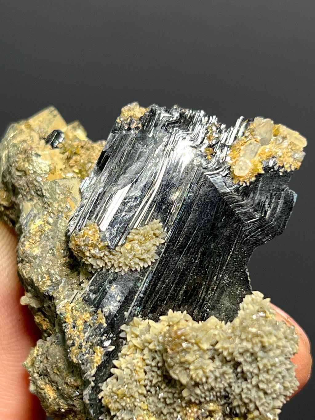 Museum Grade, Vivanite Childernite Specimen, 118gram - Crystal Gemstone AE 