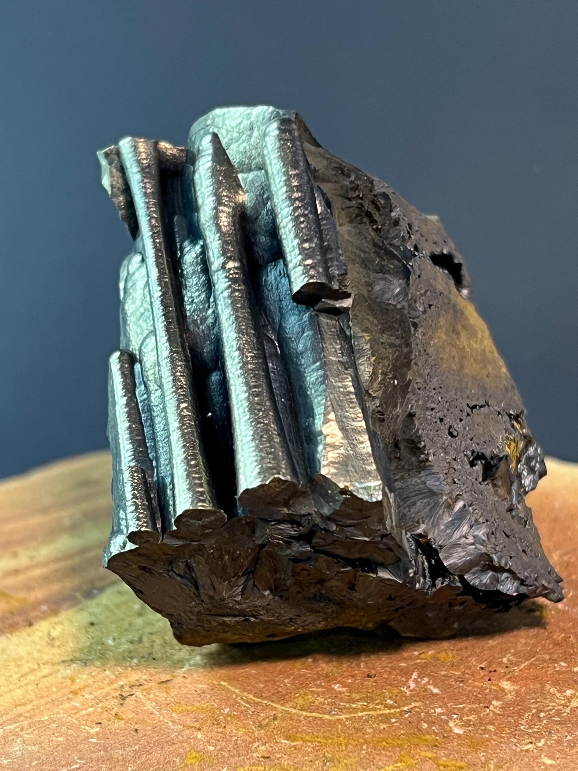 "Museum Grade" Golden Color Stalactite Goethite - Crystal Gemstone AE 