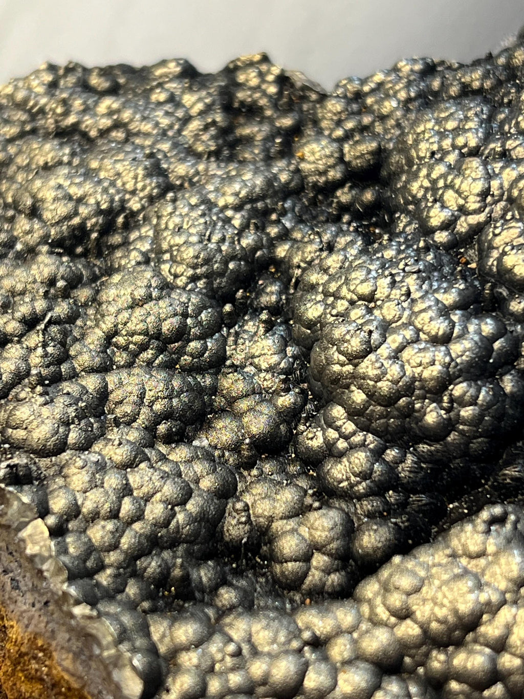 Museum Quality! Very Special Golden Color Botryoidal Goethite - Crystal Gemstone AE 