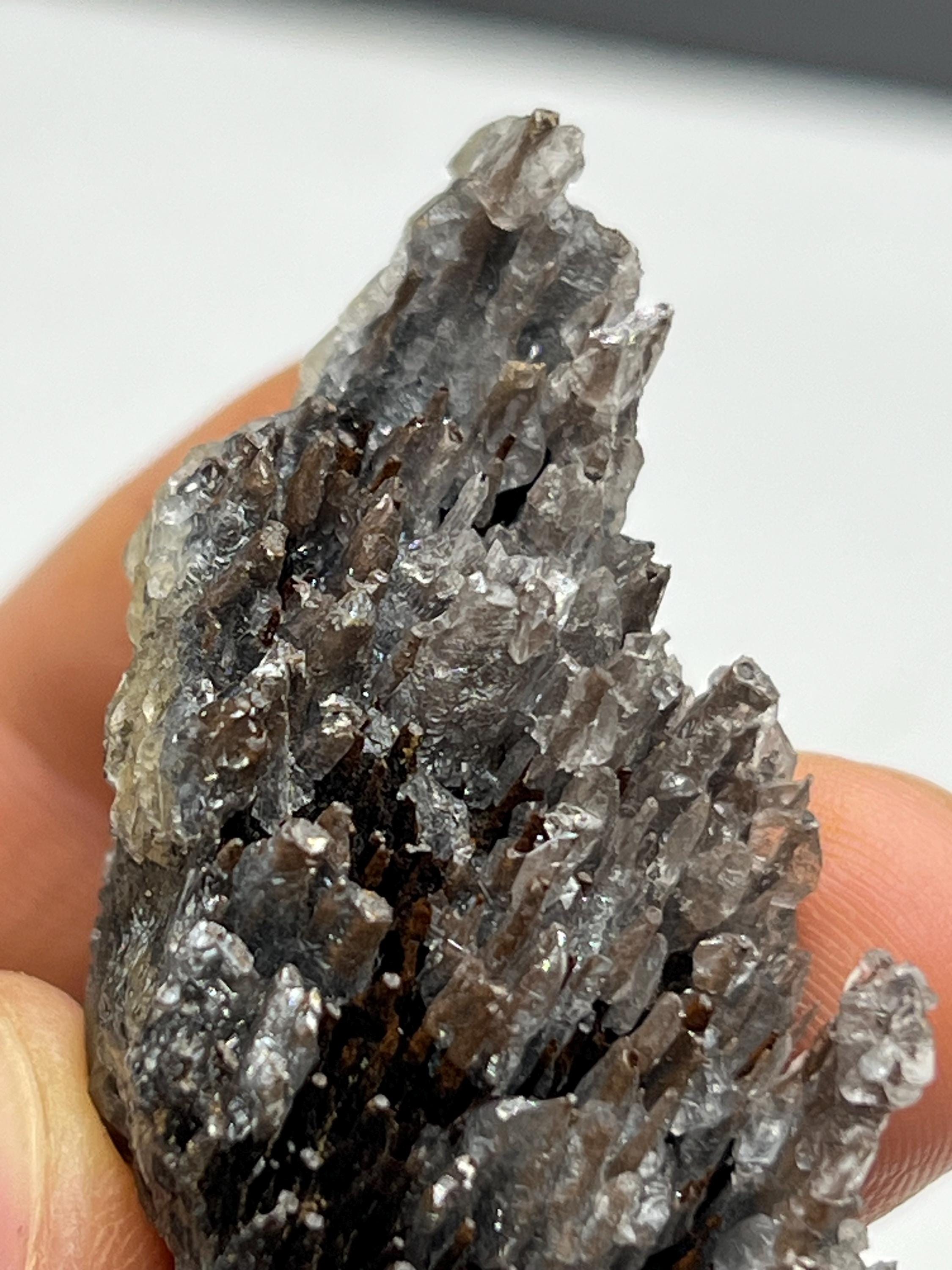 Very Special, Crystal Calcite and limonite with stalactite hematite, From Turkey - Crystal Gemstone AE 