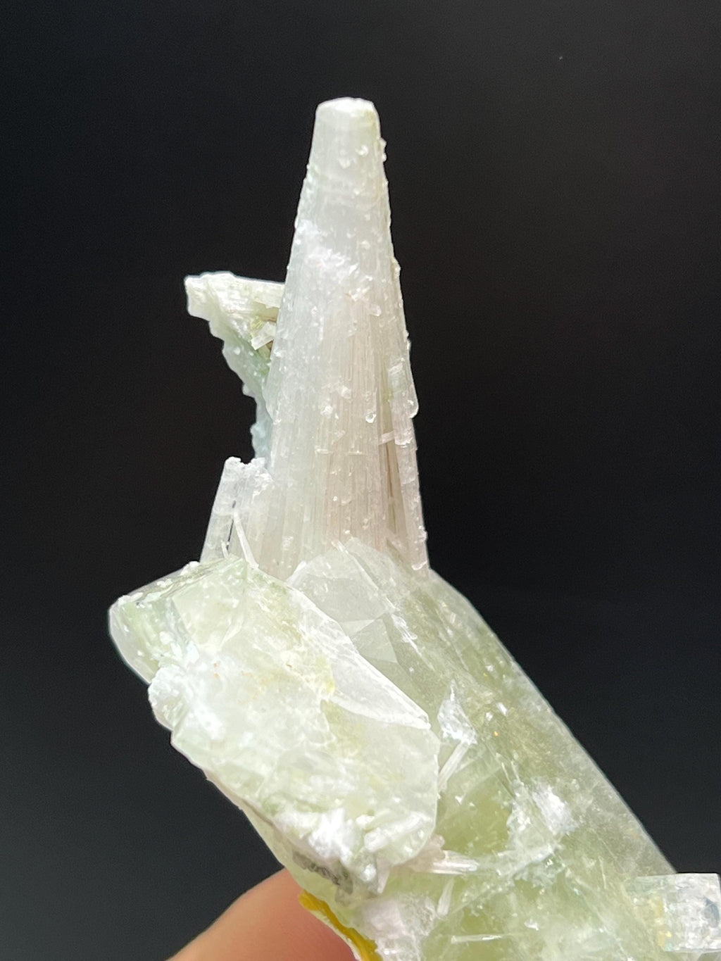 Apophyllite With Scolecite Specimen - Crystal Gemstone AE 
