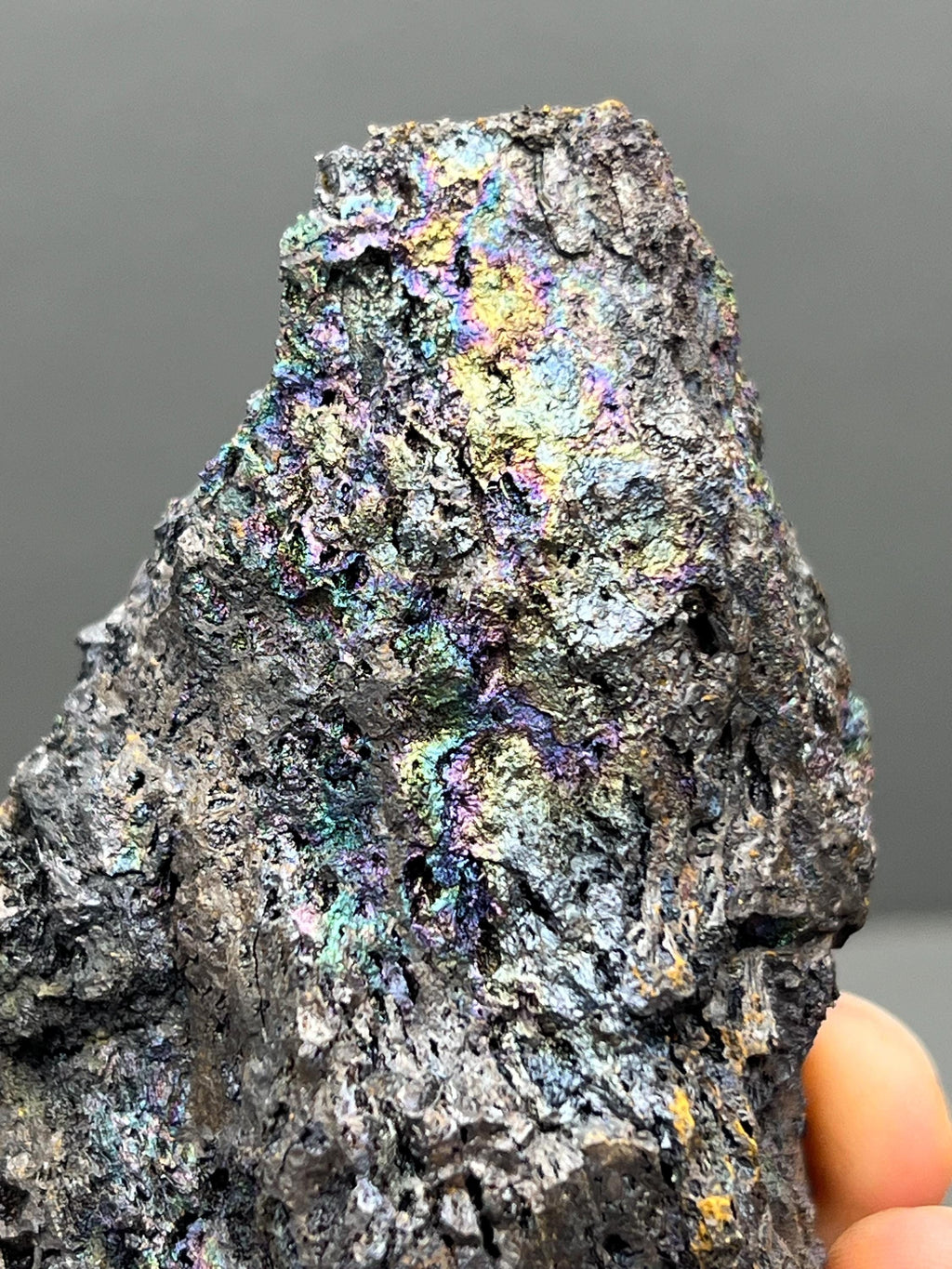 Very Showy, Colorful goethite mineral, From Turkey - Crystal Gemstone AE 