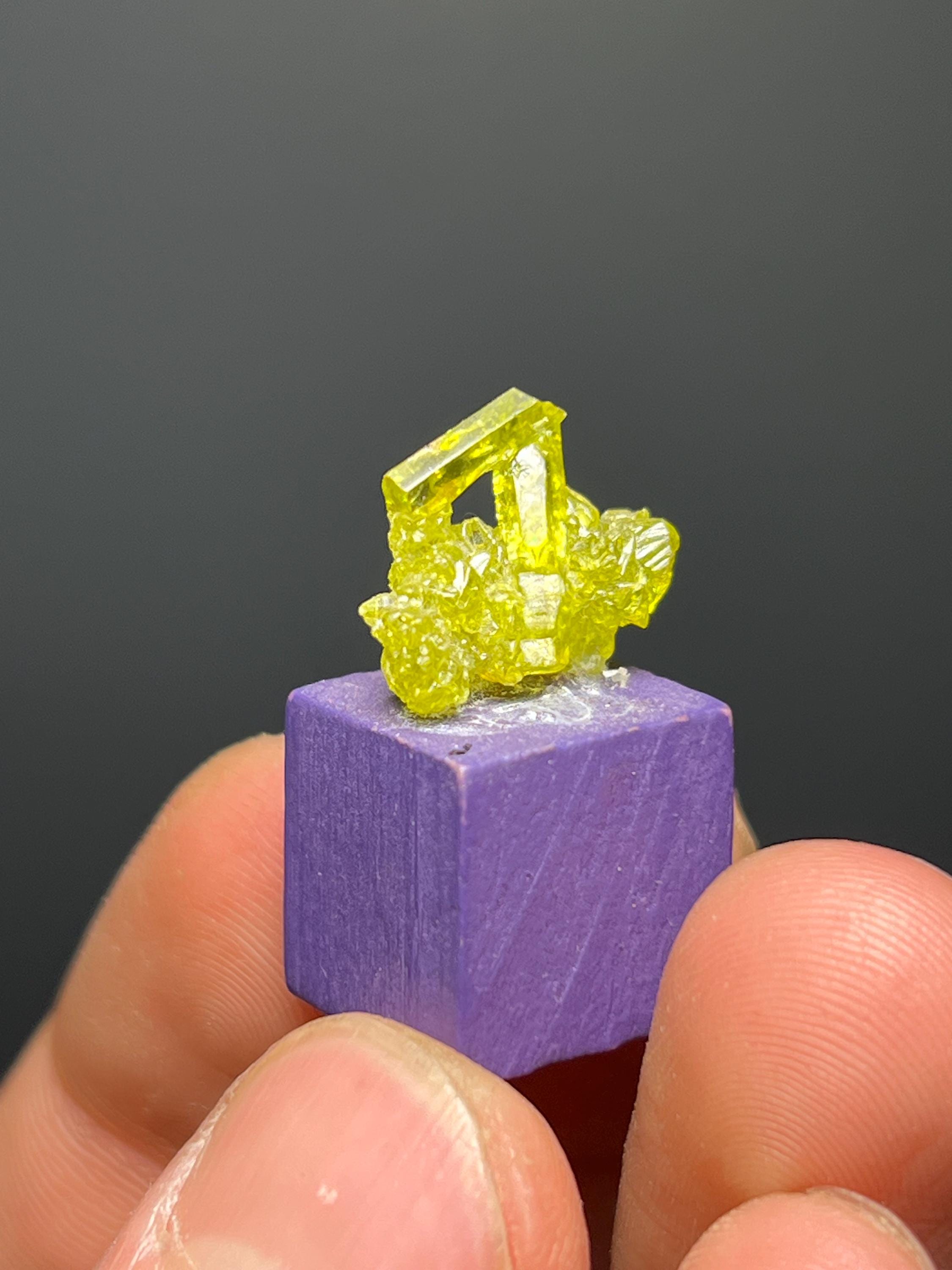 Brazilianite Specimen - Natural Crystal Formation, Brazil - Crystal Gemstone AE 