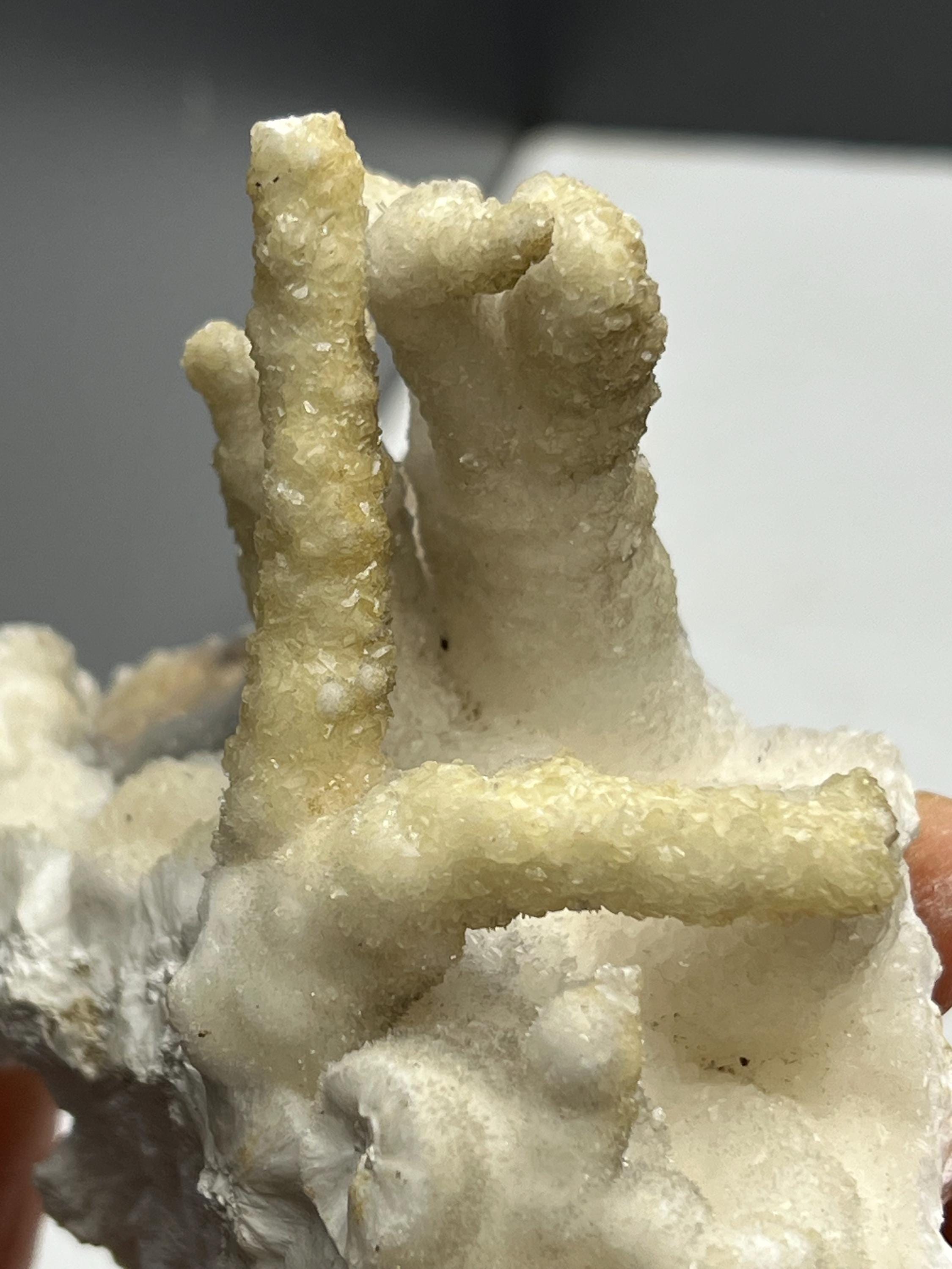 Very Special Stalactite Aragonite Mineral, From Turkey - Crystal Gemstone AE 