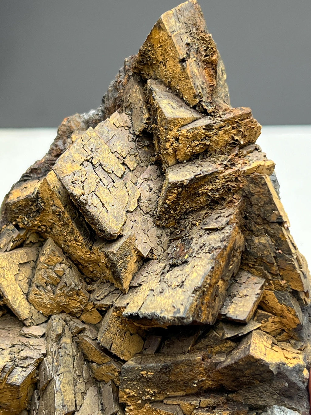 Very special and showy limonite on iron siderite, From Turkey - Crystal Gemstone AE 