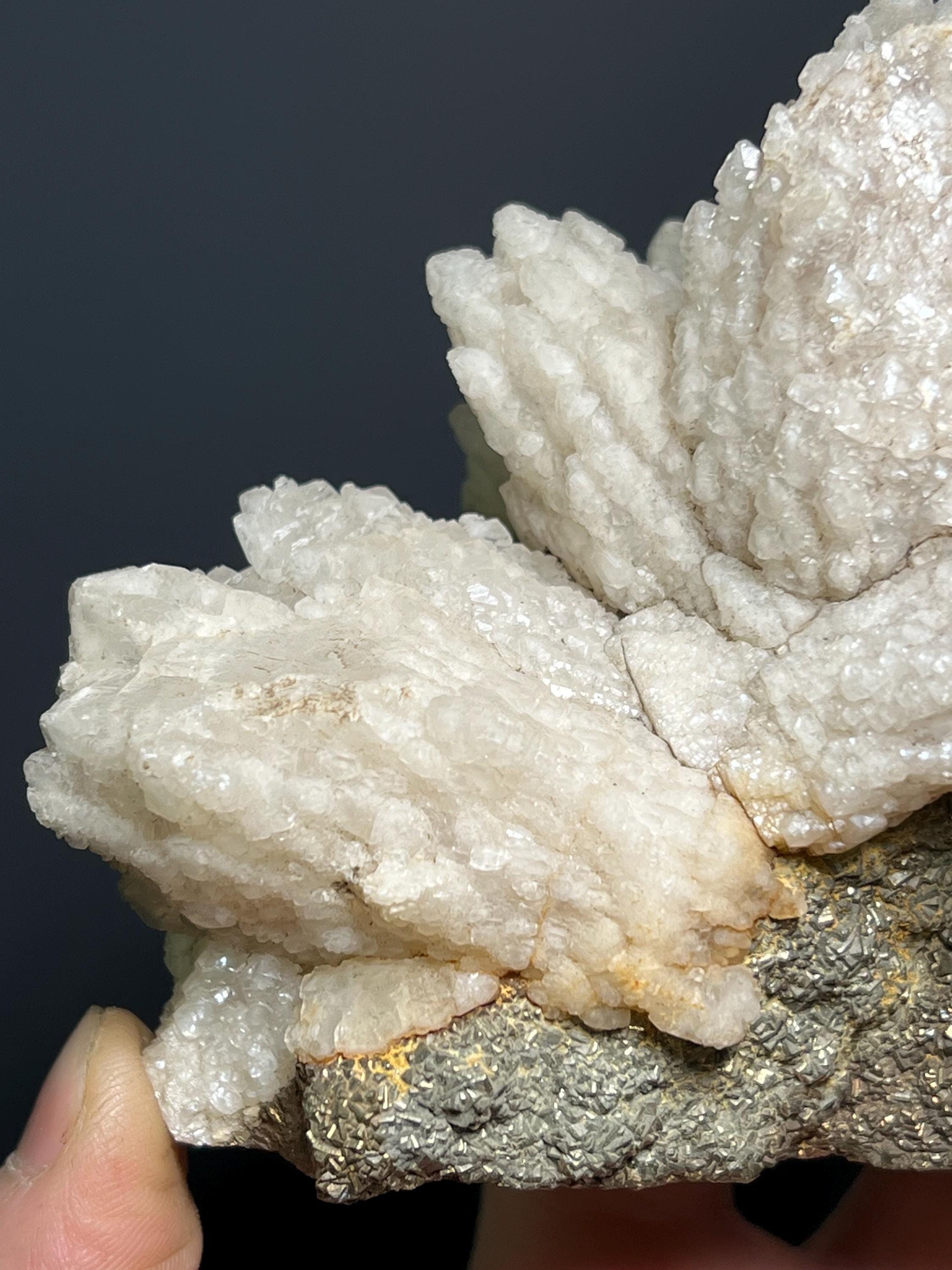 Calcite With Pyrite Specimen - Peru - Crystal Gemstone AE 