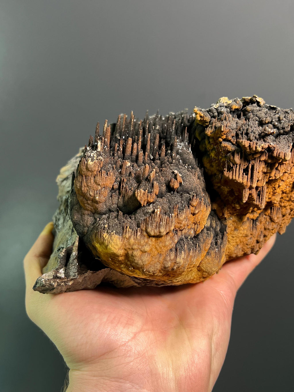 Museum Grade Limonite With Stalactite Goethite - Crystal Gemstone AE 