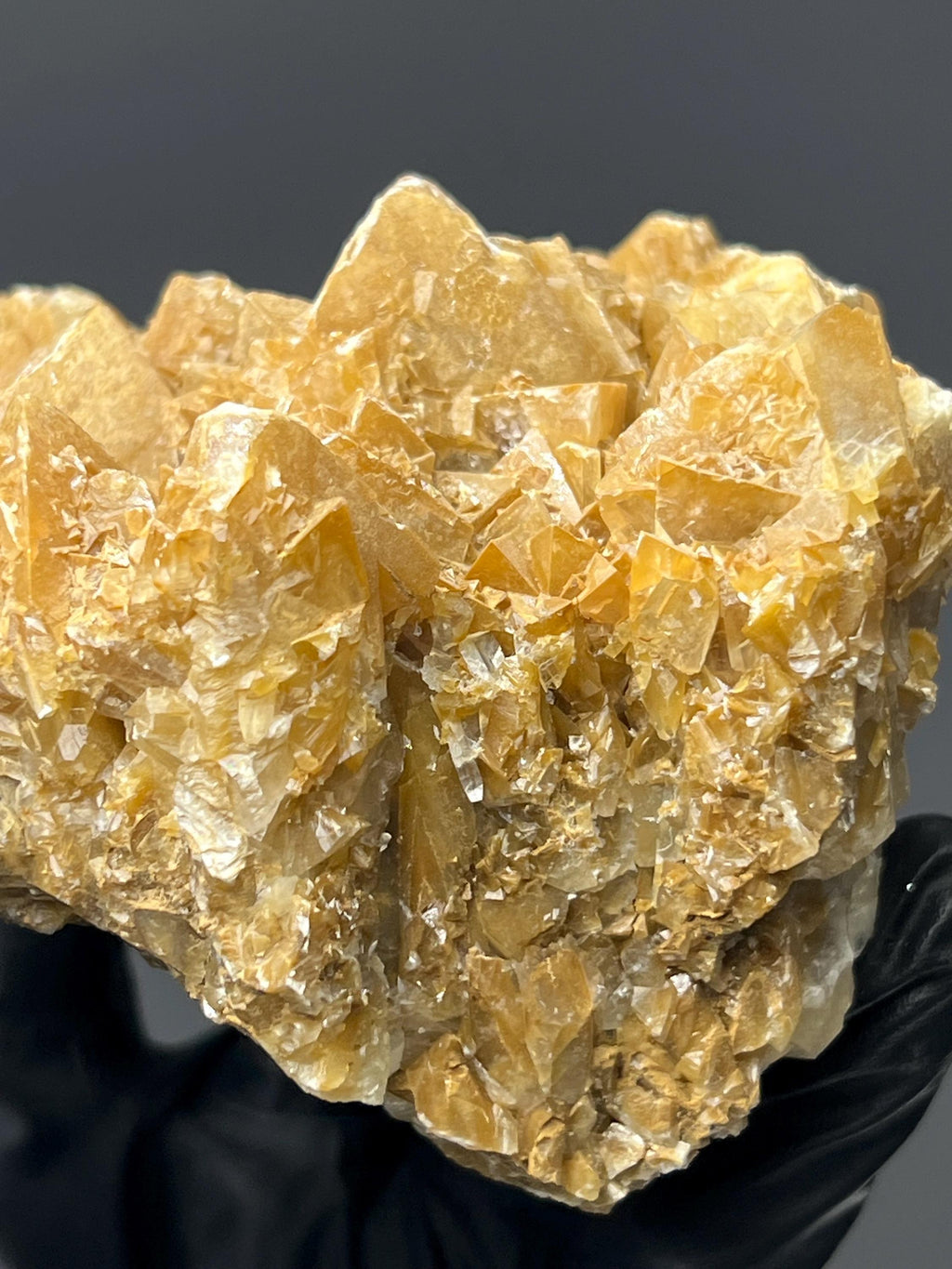 Orange Crystal Calcite from Kayseri, Turkey - Crystal Gemstone AE 