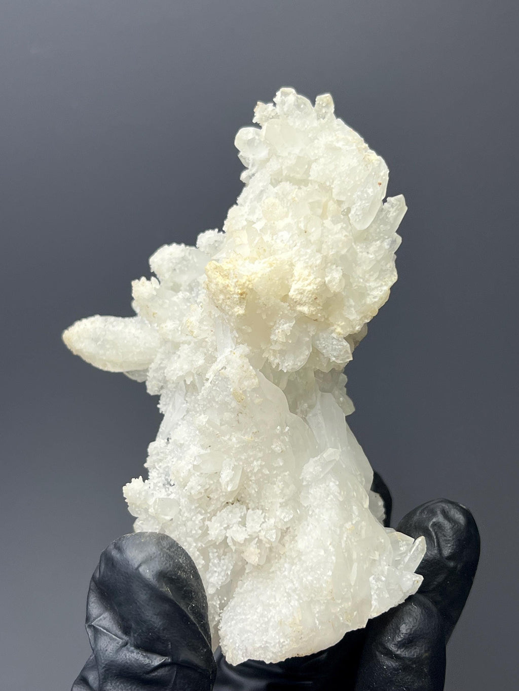 Druzy Crystal Calcite And Crystal Quartz With Sphalerite - Crystal Gemstone AE 