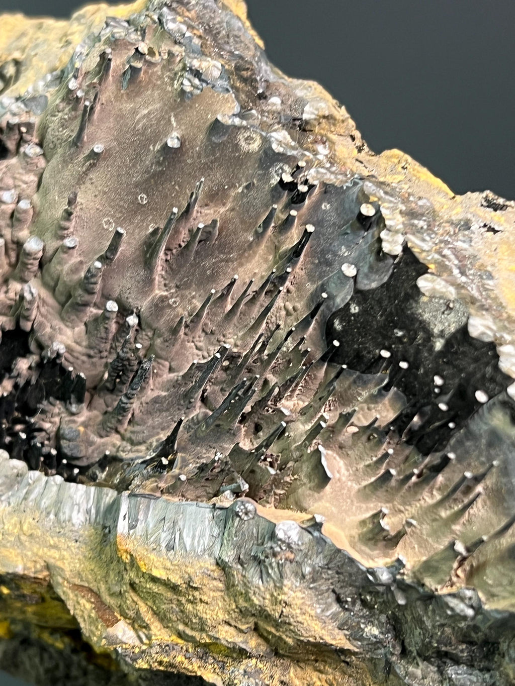 Museum Grade Specularite With Stalactite Goethite - Crystal Gemstone AE 