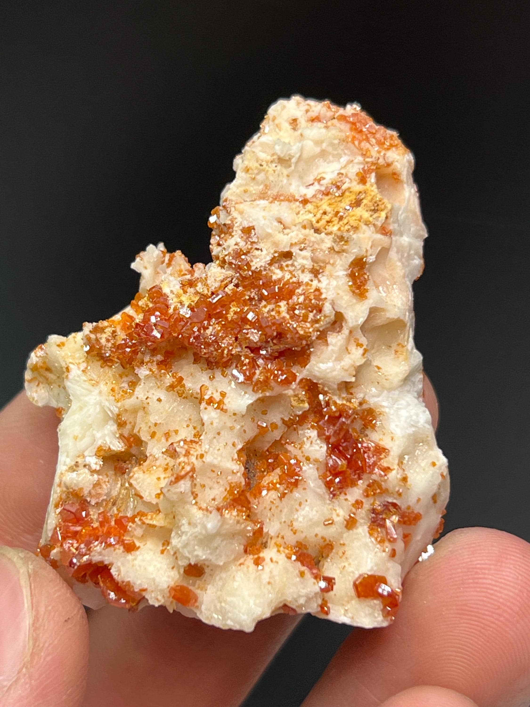 Red Vanadinite Specimen - Crystal Gemstone AE 