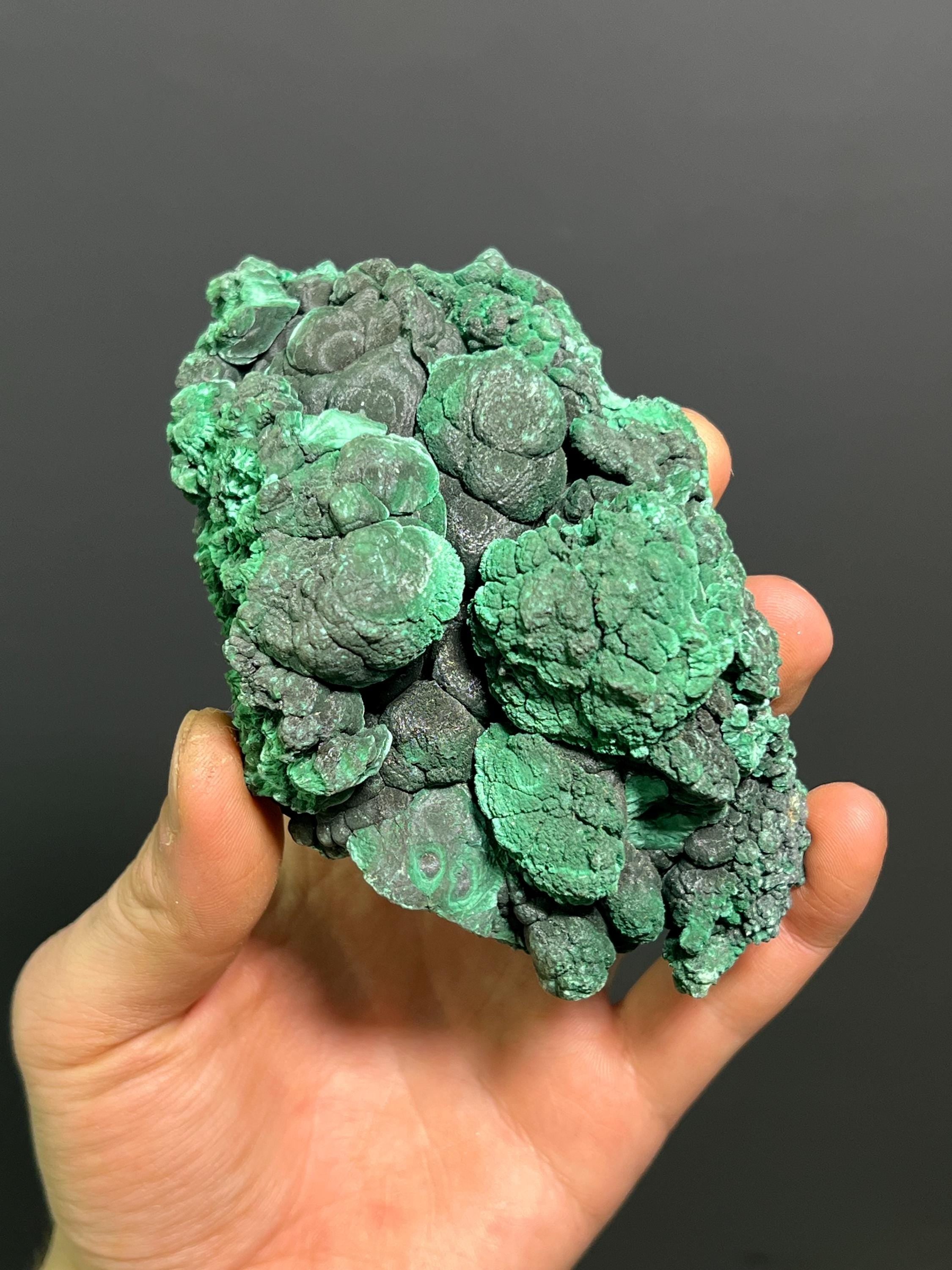 Beautiful Malachite Specimen, 520gram - Crystal Gemstone AE 