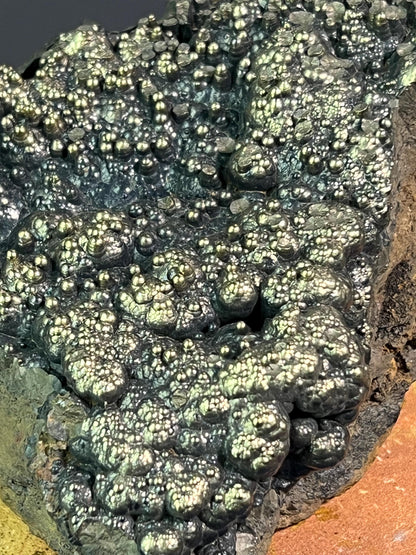 "Museum Grade" Golden Color Botryoidal Goethite - Crystal Gemstone AE 