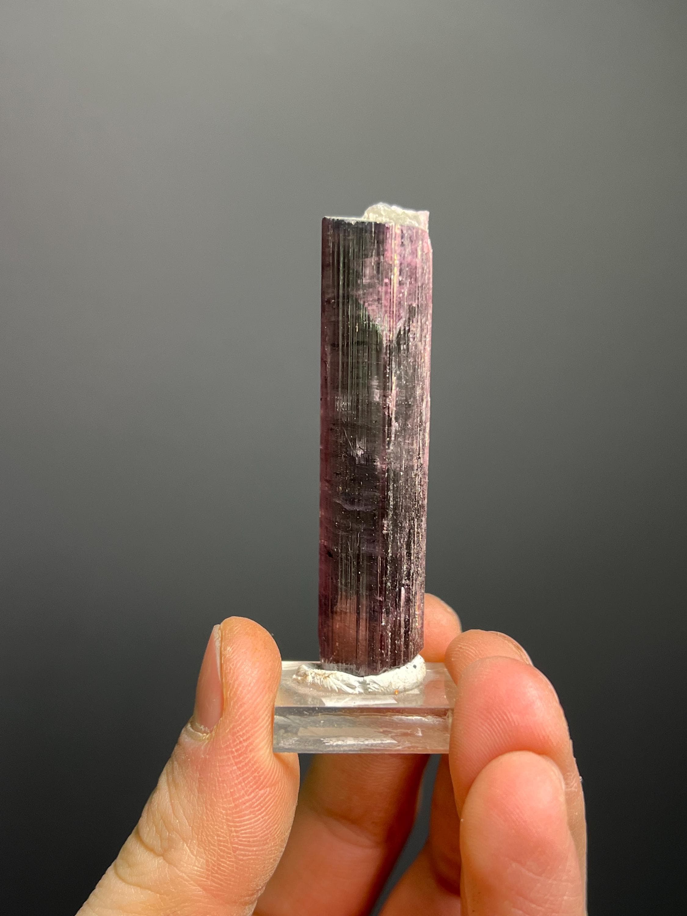 Special Elbaite Tourmaline Specimen - Crystal Gemstone AE 
