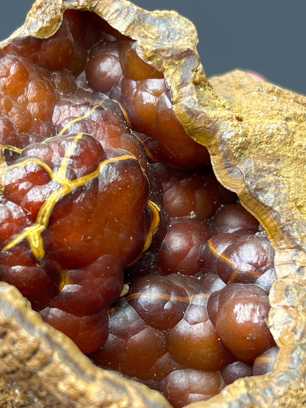 Red Fox Agate Specimen - Crystal Gemstone AE 